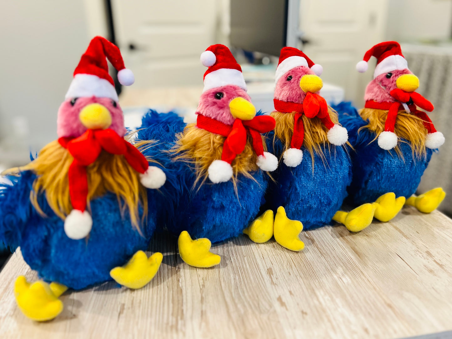 Roscoe Plushy Christmas Hat and Scarf