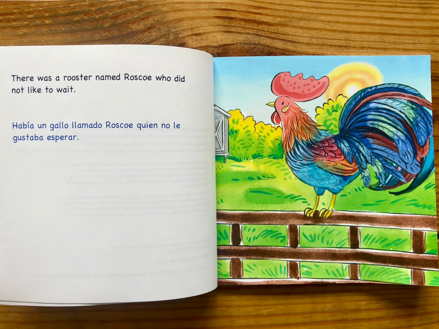 (Bilingual: English/Spanish) Roscoe Learns to Wait: Aprende a esperar - Book