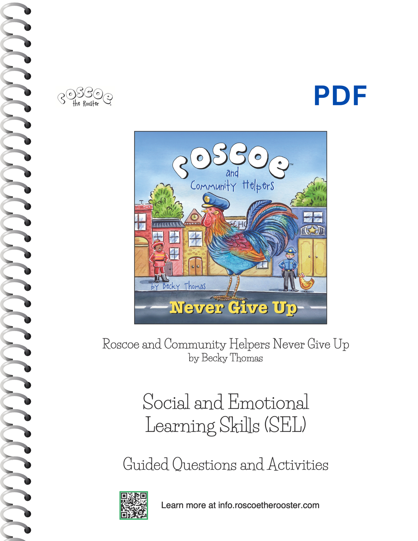 SEL Guide for Roscoe and Community Helpers Never Give Up (PDF)