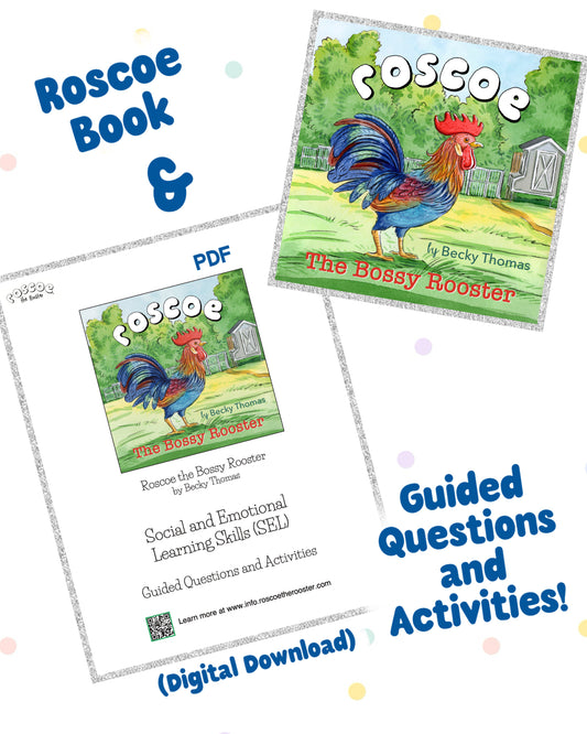 Bundle: Roscoe the Bossy Rooster Book with SEL Guide PDF